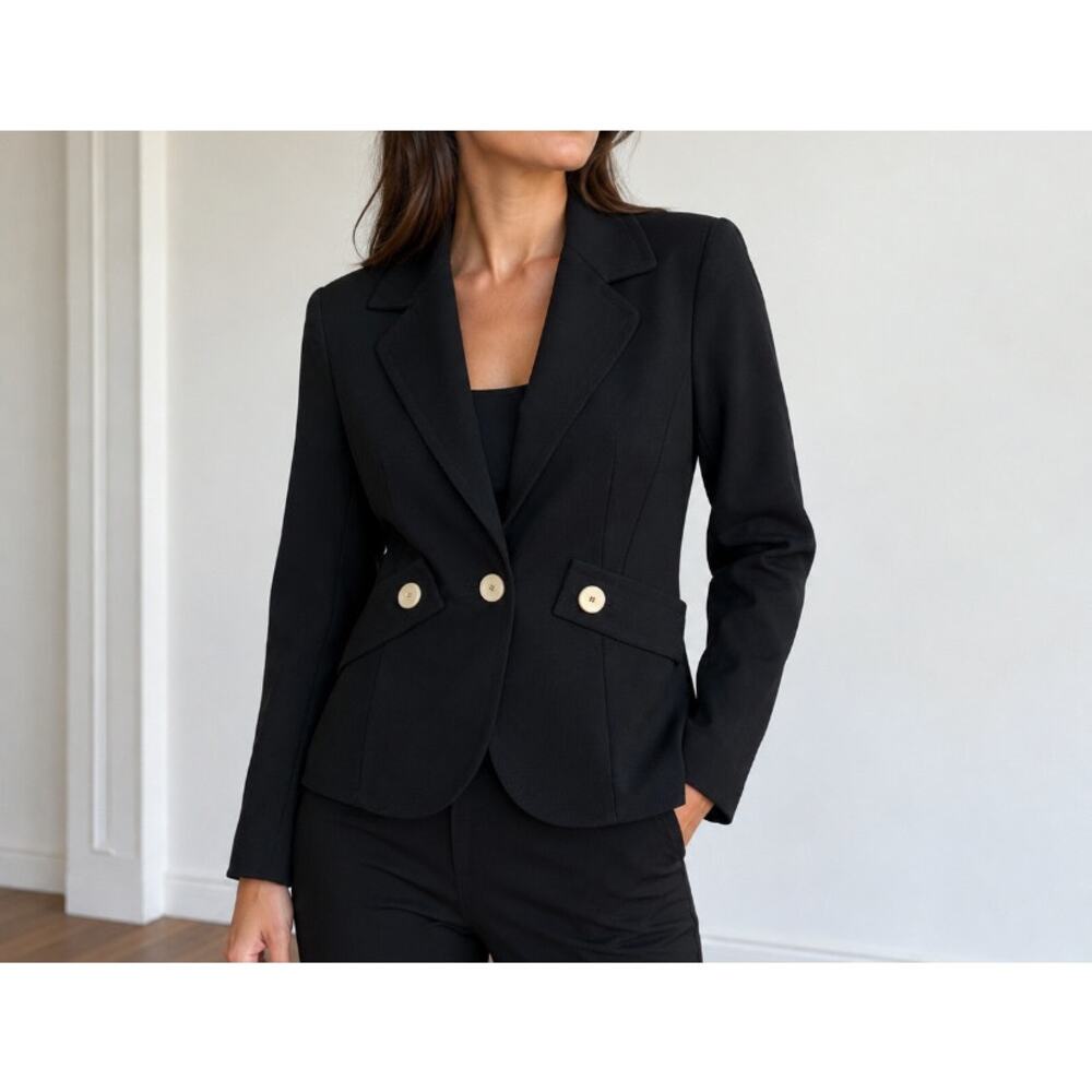 Womens Escada Blazer Black Size 40/M EUC.